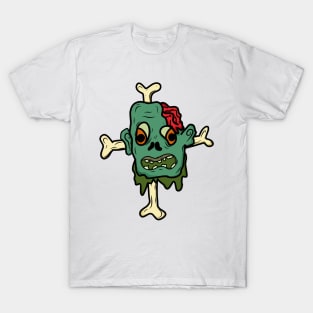 Zombie head monster head T-Shirt